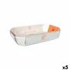 Поднос MasterChef Прямоугольный 3,2 L 33 x 22 x 6,5 cm 33 x 22 cm (5 штук)