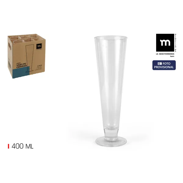 Olutlasit La Mediterránea 0,4 l (24 osaa)