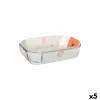 Поднос MasterChef Прямоугольный 2,2 L 27 x 18 cm (5 штук)