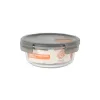 Герметичная коробочка для завтрака MasterChef Серый Прозрачный Круглая 970 ml (6 штук)