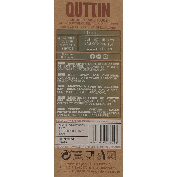 Кухонный нож Quttin Terra 13 cm (36 штук)