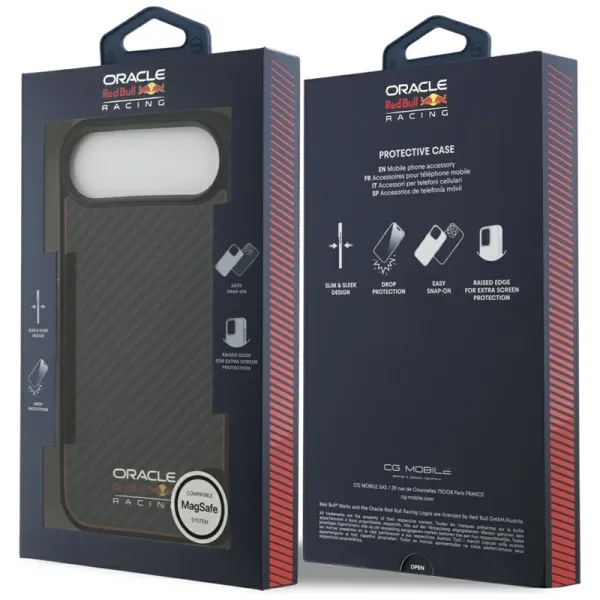 Red Bull Kevlar Logo Matt MagSafe - iPhone Air Case (Black)