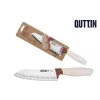 Santoku Knife Quttin Terra 17 cm (24 Units)