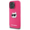 Karl Lagerfeld Silicone Choupette Head Print MagSafe - Case iPhone 16 Pro (fuchsia)