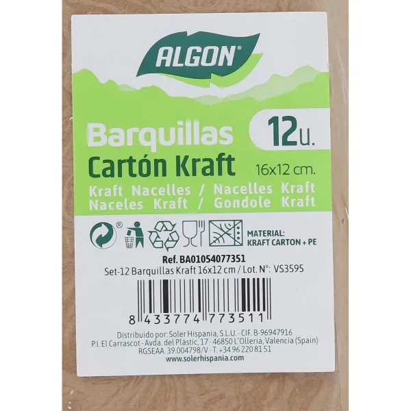Plokštelių rinkinys Algon 16 x 12 x 4 cm 12 Dalys (24 vnt.)