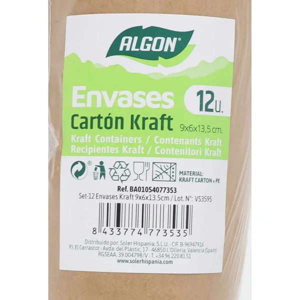 Tarjoilukori Algon 12 Kappaletta (24 osaa)