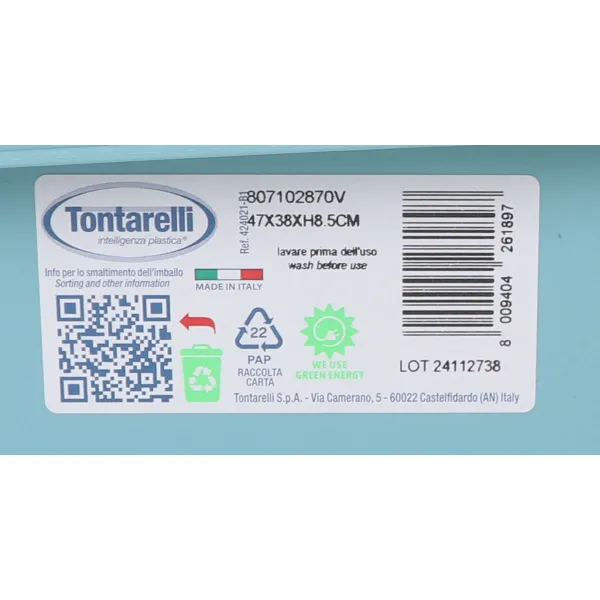 Сушилка для мойки Tontarelli SCOLAP Синий 47 x 38 x 8,5 cm (12 штук)