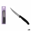 Mėsos peilių rinkinys Quttin Juoda Sidabras Nerūdijantis plienas 11 cm 4 Dalys (18 vnt.)