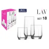 Stiklinių rinkinys LAV Diamond 310 ml 385 ml 215 ml 18 Dalys (2 vnt.)