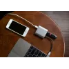 Kanex USB-C VGA Adapter with Power Delivery - USB 1,5 A, USB-C Power Delivery 60 W + VGA Full HD (Anodized Aluminum)