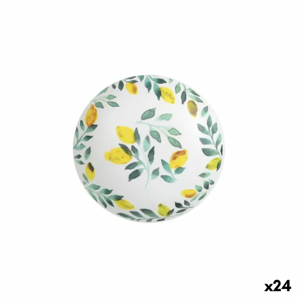 Глубокое блюдо La Mediterránea Лимонный 21 x 5,3 cm (24 штук)