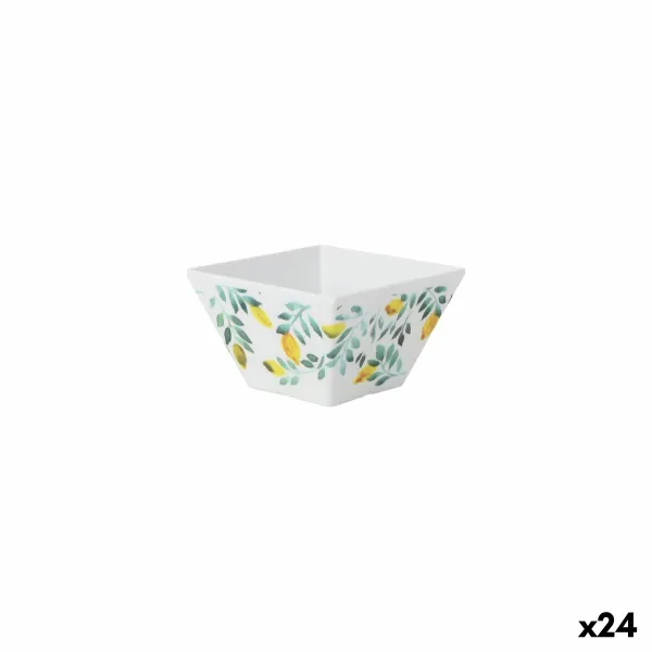 Užkandžių indai La Mediterránea Citrinos 10 x 10 x 6 cm (24 vnt.)