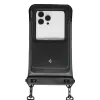 Spigen A611P Universal Waterproof Float Case 2-Pack - Waterproof Case for Smartphones up to 6.9" (Matte Black)