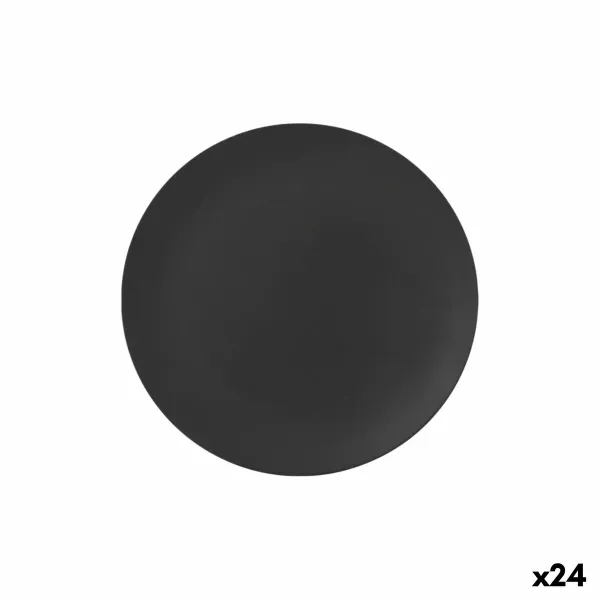 Плоская тарелка La Mediterránea Чёрный 25,5 cm (24 штук)