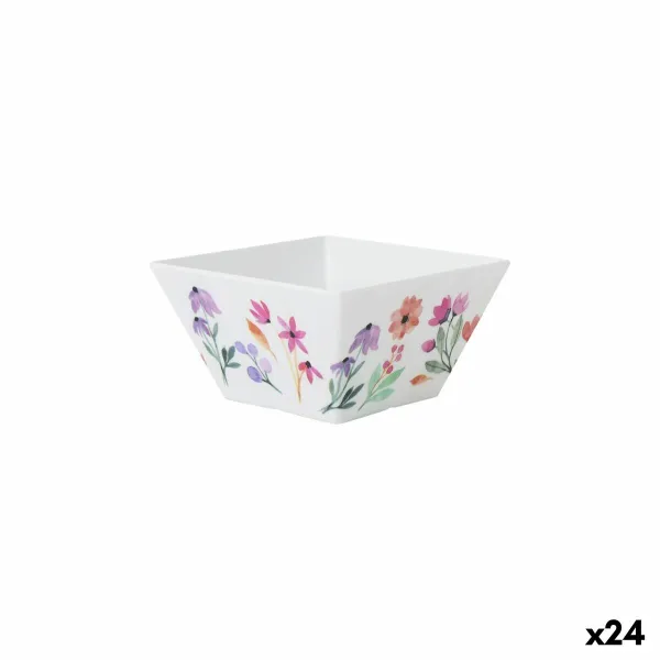Snack Kulho La Mediterránea Gėlės 13 x 13 x 7 cm (24 osaa)