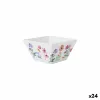 Snack Bowl La Mediterránea Flowers 13 x 13 x 7 cm (24 Units)