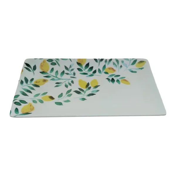 Užkandžių dėklas La Mediterránea Citrinos 25 x 15 x 2 cm (12 vnt.)