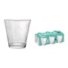 Set of glasses La Mediterránea Siroco diamonds 6 Pieces (12 Units)