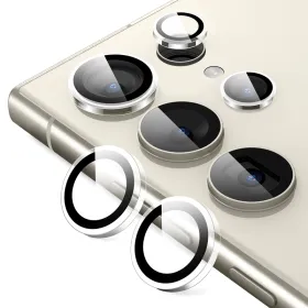 Crong Lens Ring - Tempered Glass for Samsung Galaxy S24 Ultra Camera Lens (Transparent)