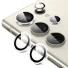 Crong Lens Ring - Tempered Glass for Samsung Galaxy S24 Ultra Camera Lens (Transparent)