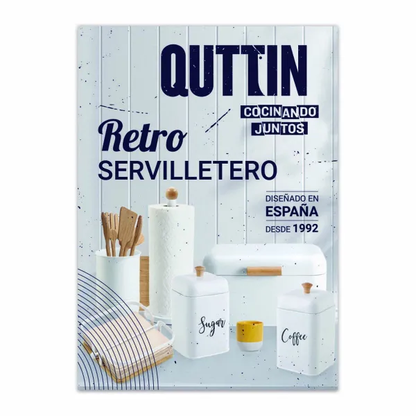 Salvešu Turētājs Quttin Metāls 22 x 22 x 6 cm (6 gb.)