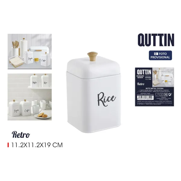 Металлическая Банка Quttin RICE (12 штук)