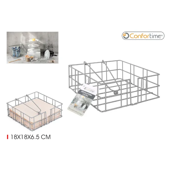 Коробка для салфеток Confortime 18 x 18 x 6,5 cm (12 штук)
