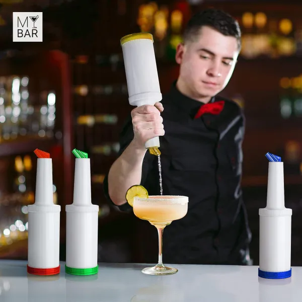 Kokteilių plakiklis My Bar Plastmasinis 1 L (12 vnt.)