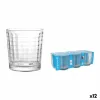 Stiklinių rinkinys La Mediterránea Mistral cubic 6 Dalys (12 vnt.)