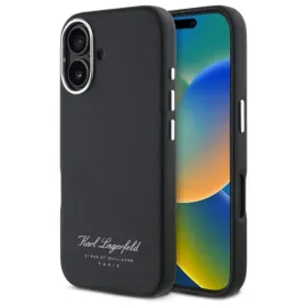Karl Lagerfeld Hotel RSG - Case for iPhone 16 (black)