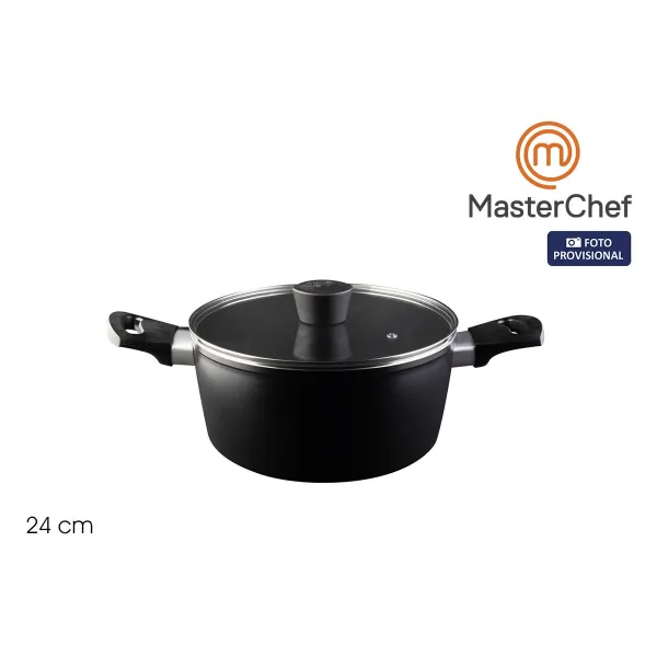 Puodas su dangčiu MasterChef 24 cm (4 vnt.)