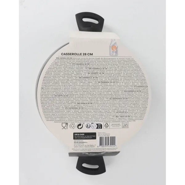 Puodas su dangčiu MasterChef 28 cm (4 vnt.)