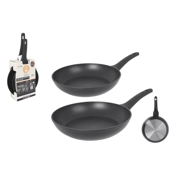 Set of Frying Pans MasterChef 24 cm 20 cm (4 Units)
