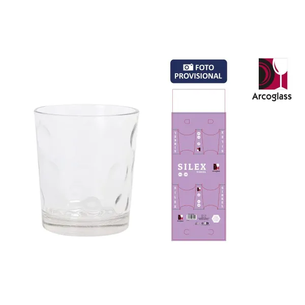 Set of glasses La Mediterránea Silex sirkel 4 Pieces (6 Units)