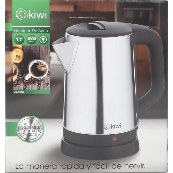 Tējkanna Kiwi Tērauds 1800 W 1,7 L (4 gb.)