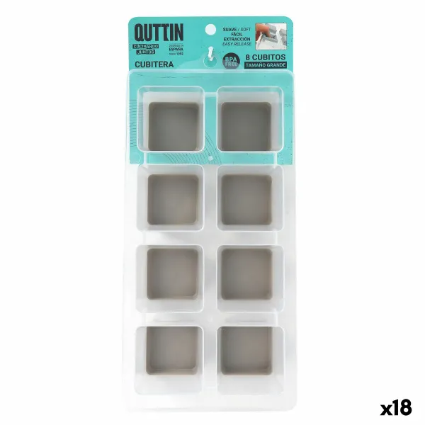 Jääkuutiomuotti Quttin 27 x 13 x 5 cm (18 osaa)
