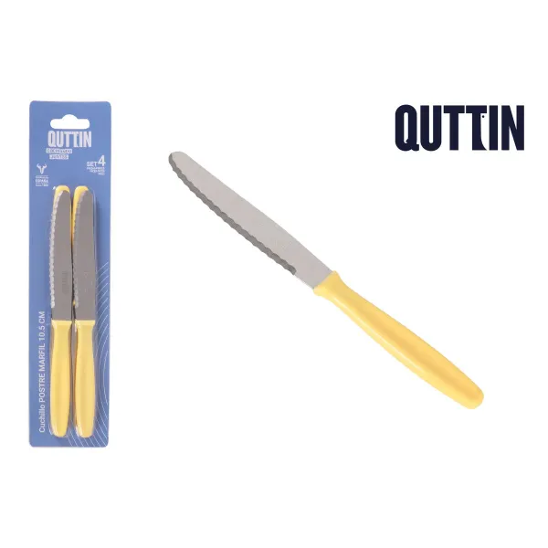 Dessert knife Quttin YVORY 4 Pieces (18 Units)