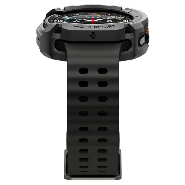Spigen Rugged Armor - Case for Samsung Galaxy Watch 8 Classic 46 mm (Matte Black)
