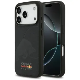 Red Bull Meshed Debossed Bull MagSafe - iPhone 17 Pro Case (Navy Blue)