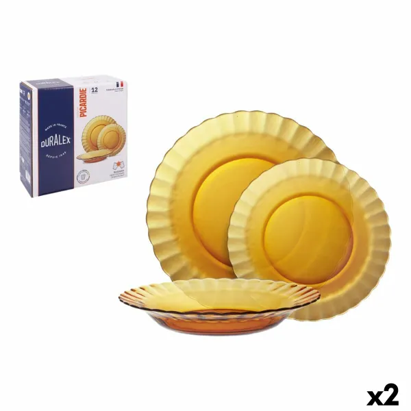 Посуда Duralex Picardie 12 Предметы (2 штук)