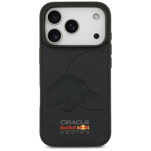Red Bull Meshed Debossed Bull MagSafe - iPhone 17 Pro Case (Navy Blue)