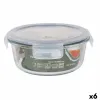 Герметичная коробочка для завтрака Santa Clara Прозрачный Ø 17 cm 0,9 l (6 штук)
