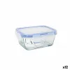 Герметичная коробочка для завтрака LAV Серый Прозрачный 0,4 l (12 штук)
