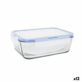 Герметичная коробочка для завтрака LAV Серый Прозрачный 1,2 L (12 штук)