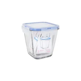 Герметичная коробочка для завтрака LAV Синий Прозрачный 700 ml (8 штук)