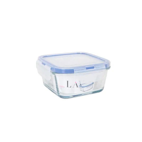 Герметичная коробочка для завтрака LAV Синий Прозрачный 375 ml (12 штук)