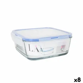 Герметичная коробочка для завтрака LAV Синий Прозрачный 1,15 L (8 штук)