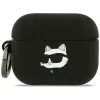 Karl Lagerfeld Silicone Choupette Head 3D - AirPods Pro 3 Case (Black)