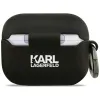 Karl Lagerfeld Silicone Choupette Head 3D - AirPods Pro 3 Case (Black)