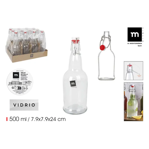 Стеклянная бутылка La Mediterránea 500 ml 0,5 L (24 штук)